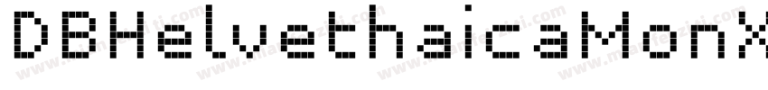 DBHelvethaicaMonX 8字体转换